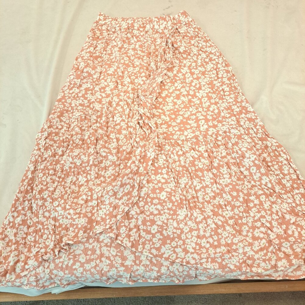Orange Creek Floral High Low Skirt